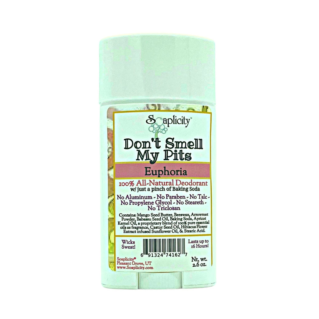 Don't Smell My Pits Natural Deodorant – Euphoria Scent | Aluminum-Free