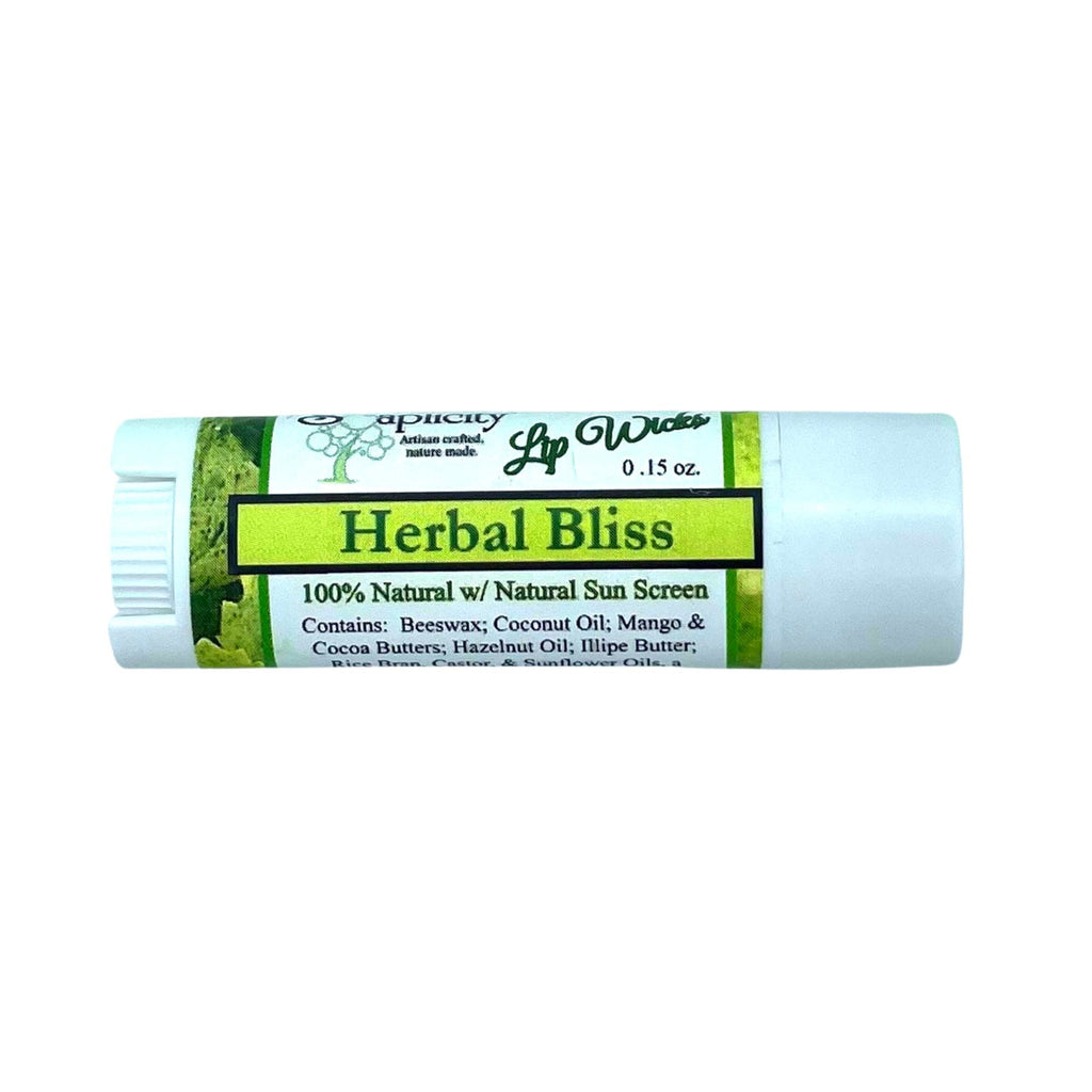 Herbal Bliss Lip Wick Lip Balm – Natural Herbal Moisturizing Lip Balm with SPF