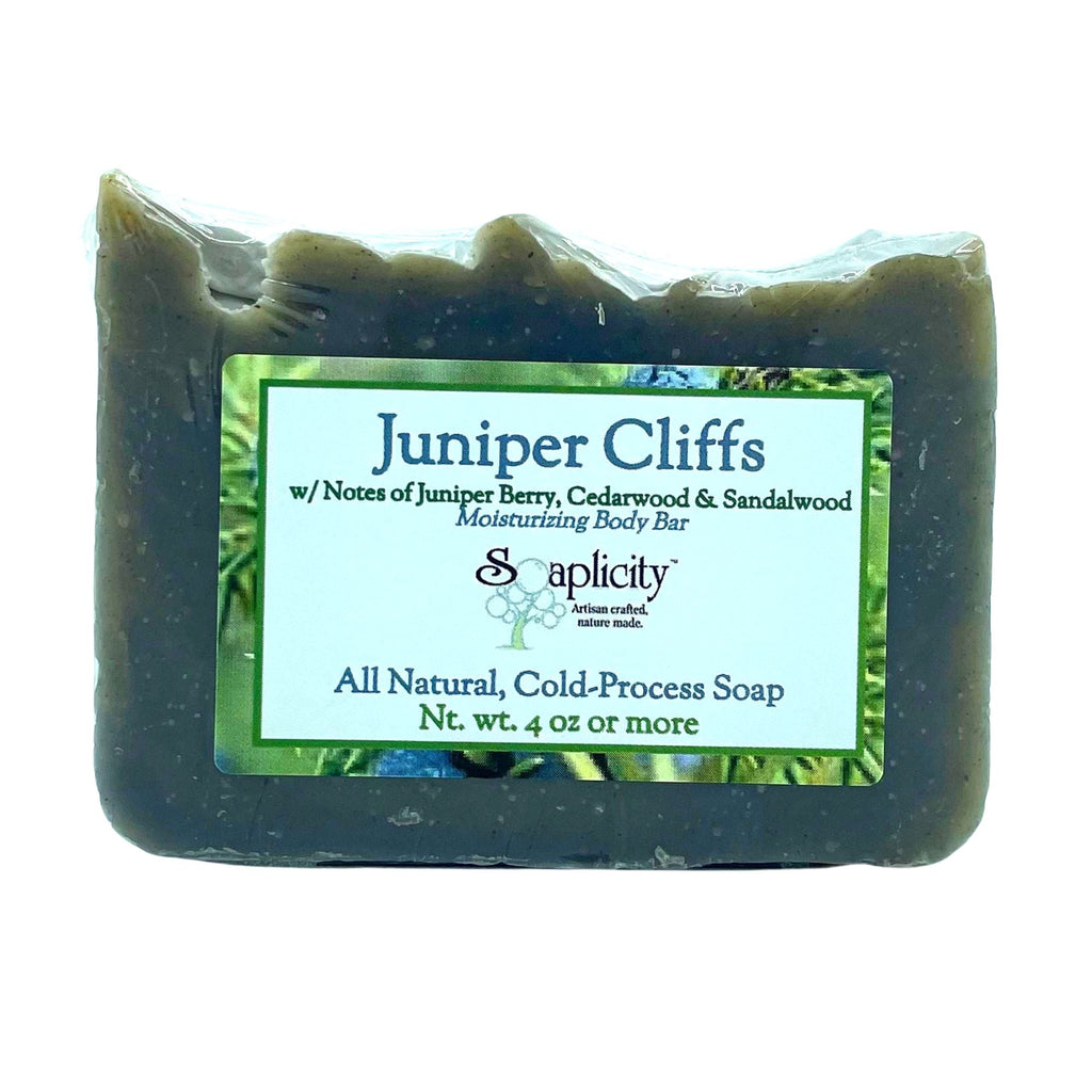 Juniper Cliffs Soap Bar – Outdoorsy Natural Soap with Juniper Berry & Vetiver