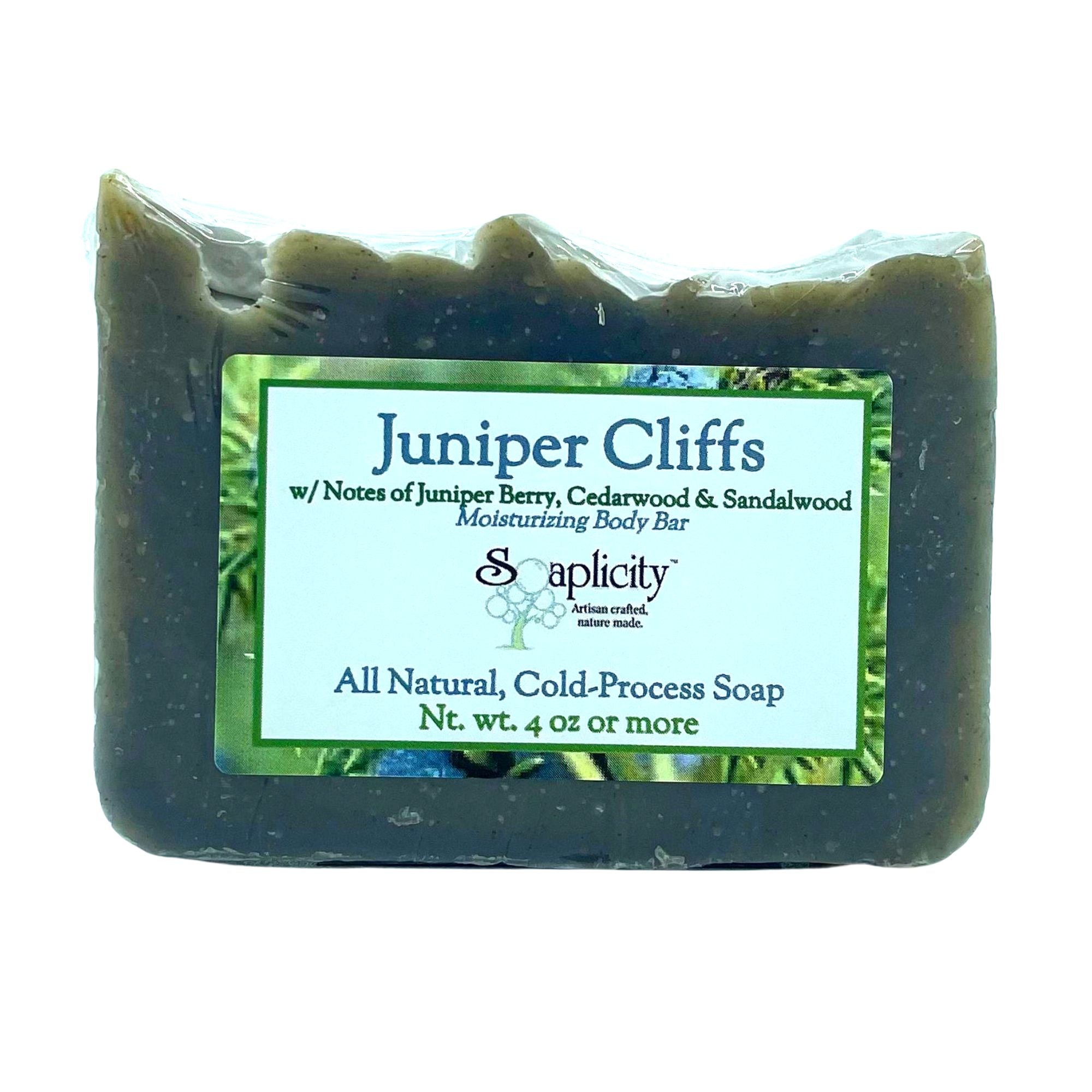 Juniper Cliffs Soap Bar – Outdoorsy Natural Soap with Juniper Berry & Vetiver