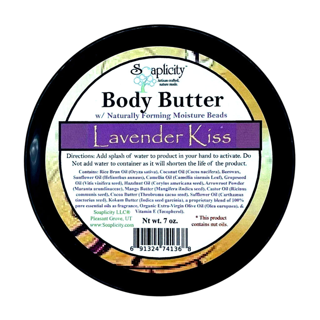 Lavender Kiss Body Butter – All-Natural Deep Hydration with Musky-Citrus Lavender Scent