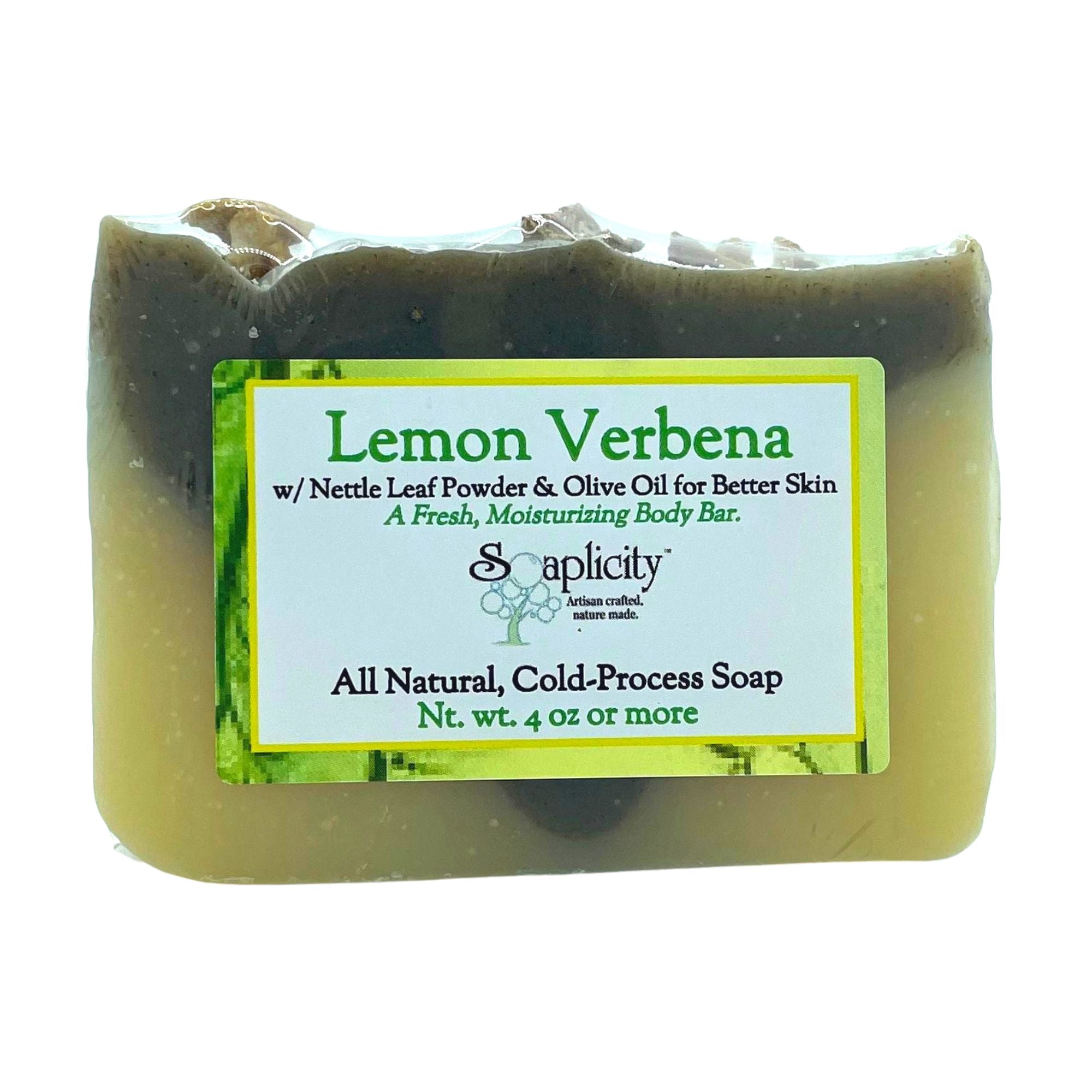 Lemon Verbena Soap Bar – Natural Brightening Soap with Fresh Citrus-Herbal Scent