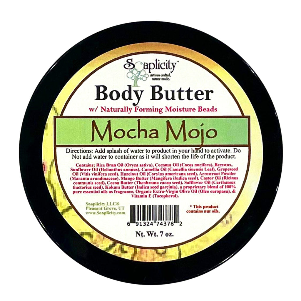 Mocha Mojo Body Butter with Natural Caffeine – Anti-Cellulite & Ultra-Hydrating