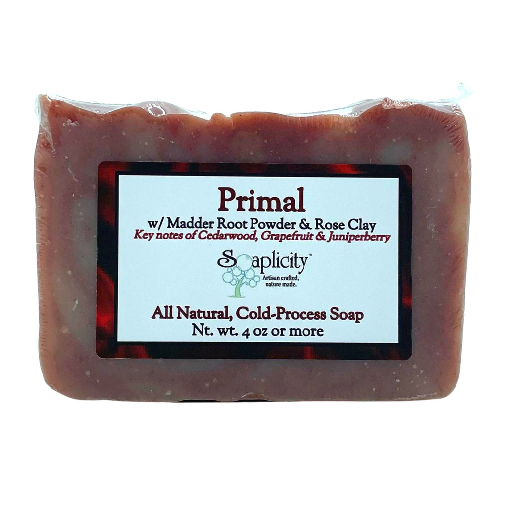 Primal Soap Bar – Natural Men's Soap with Juniper Berry, Cedarwood & Patchouli