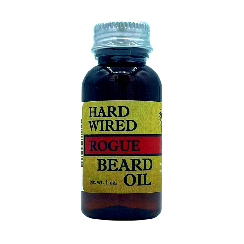 Rogue Hard Wired Beard Oil – Natural Beard Oil with Spicy-Warm Essential Oils