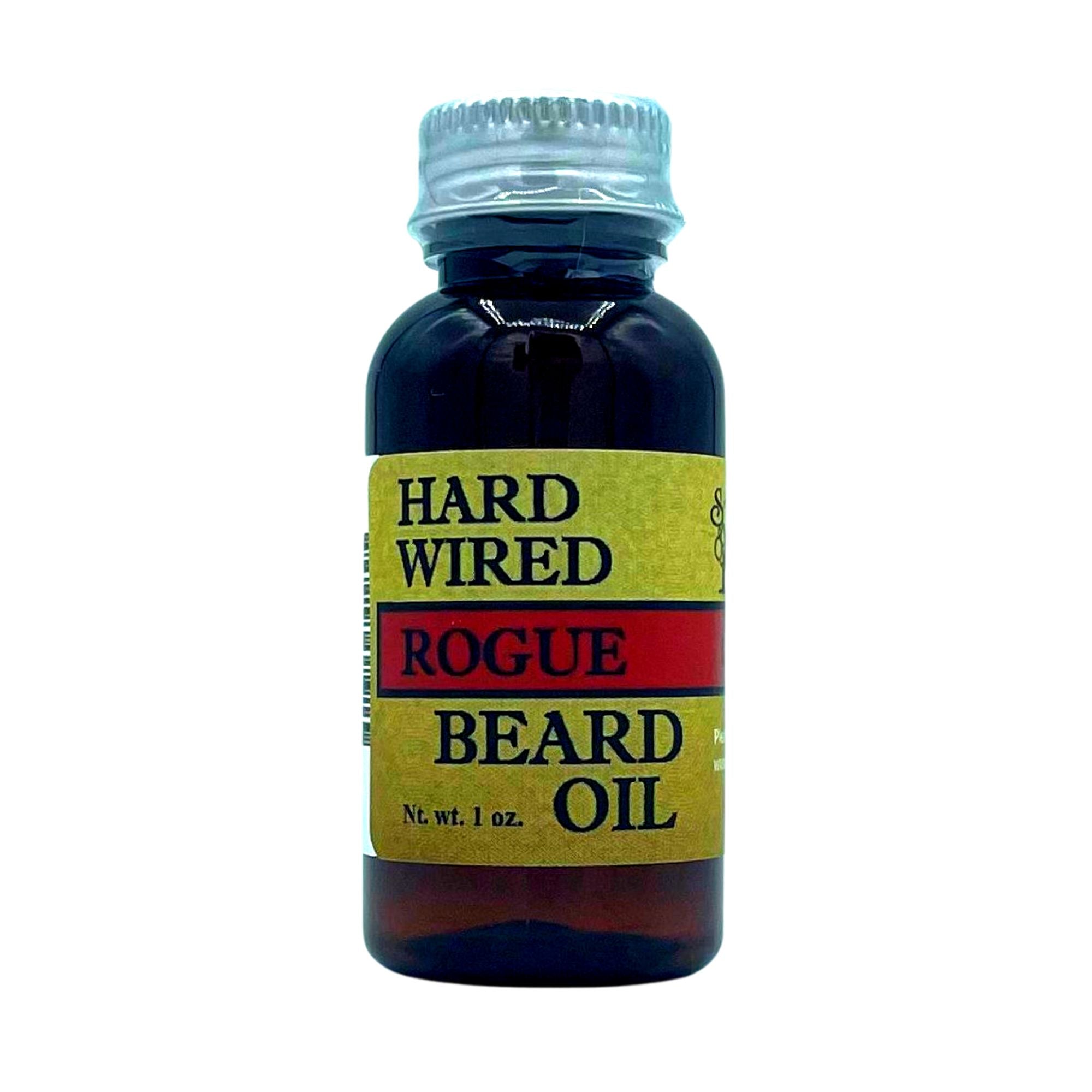 Rogue Hard Wired Beard Oil – Natural Beard Oil with Spicy-Warm Essential Oils