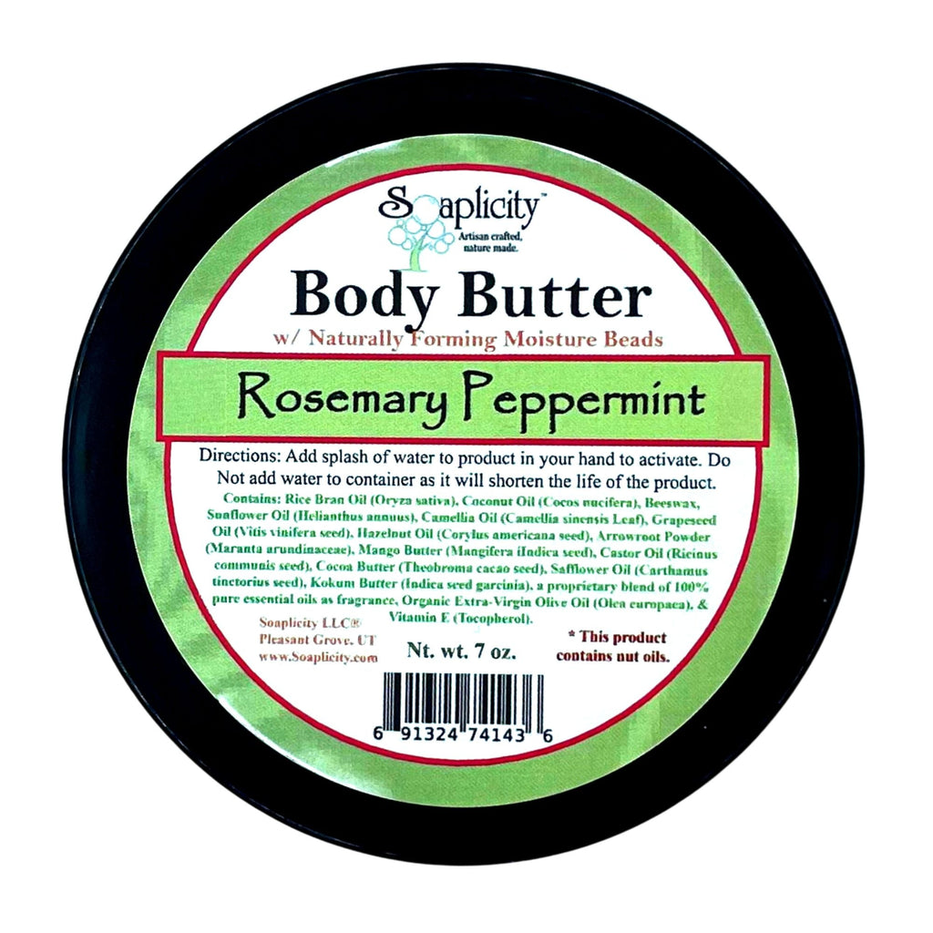 Rosemary Peppermint Body Butter – Refreshing Natural Body Moisturizer