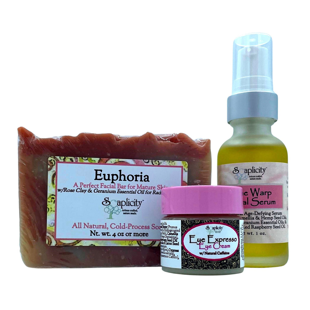 Time Warp Trio Sets for Mature Skin – Anti-Aging Skincare Bundle