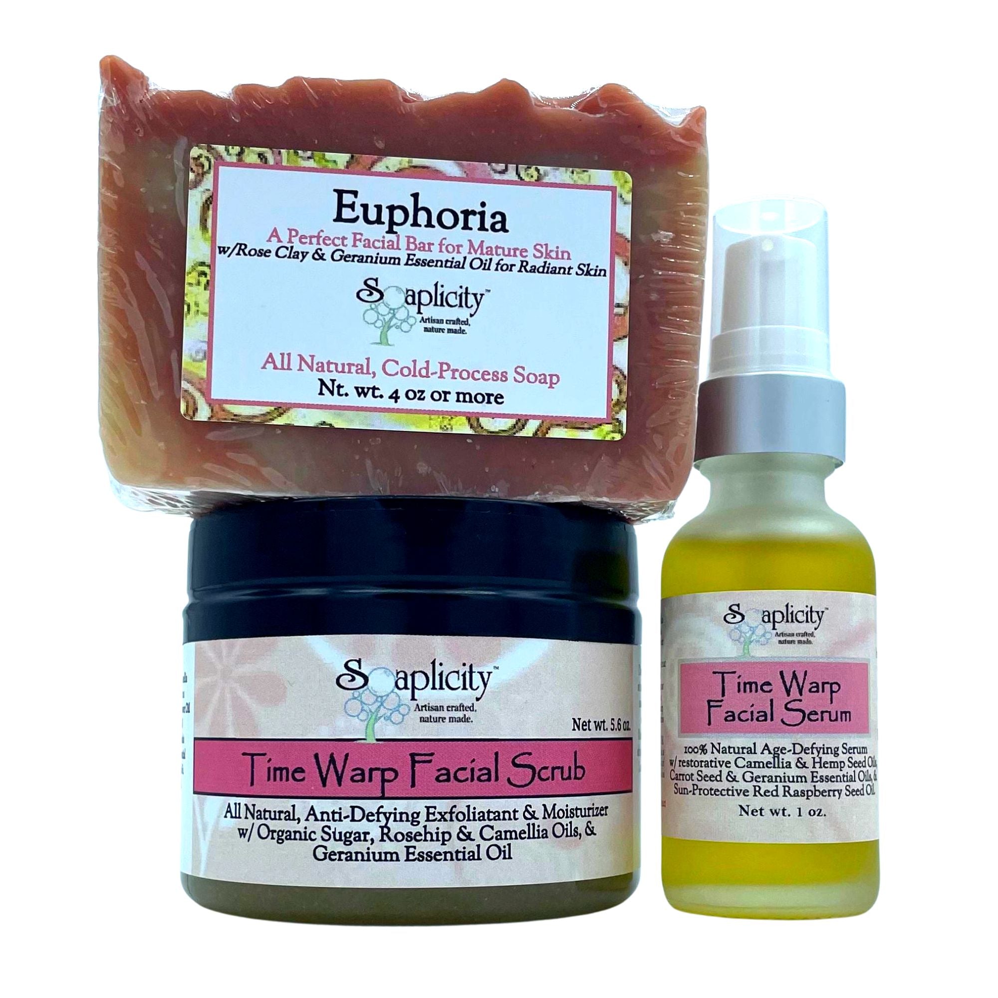 Time Warp Trio Sets for Mature Skin – Anti-Aging Skincare Bundle