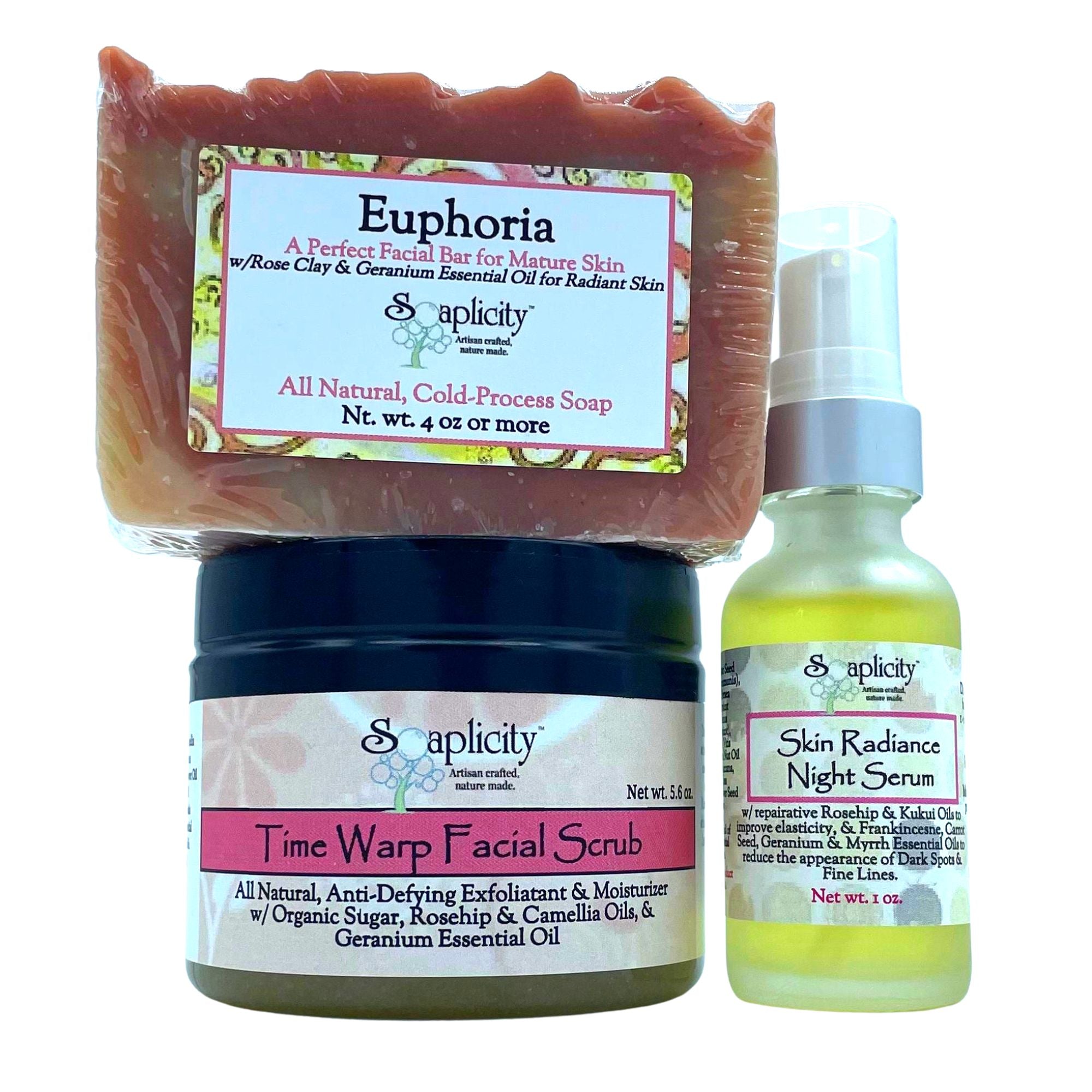 Time Warp Trio Sets for Mature Skin – Anti-Aging Skincare Bundle
