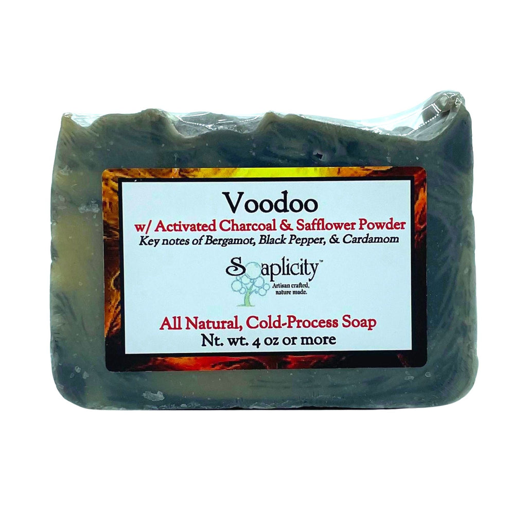 Voodoo Soap Bar – Deep & Mysterious Natural Soap with Activated Charcoal