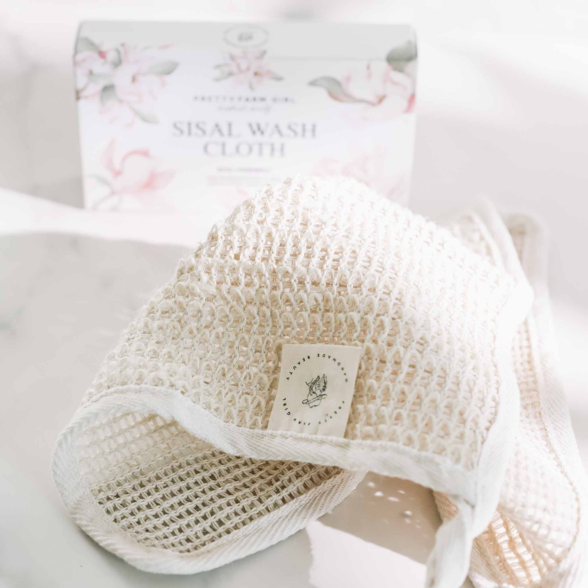 Sisal Exfoliating Wash Cloth – Natural Body Exfoliating Cloth