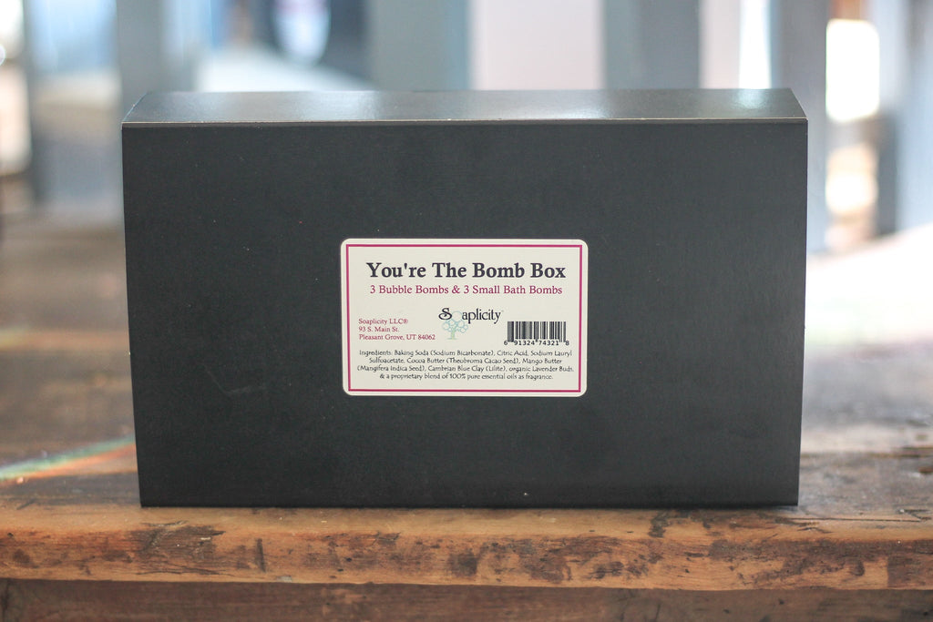You're The Bomb Gift Set – Natural Bath Bomb & Bubble Bomb Gift Set