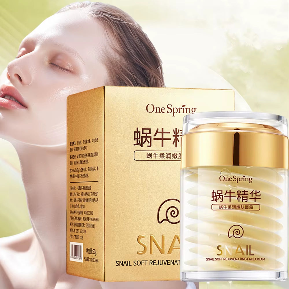 Snail Collagen Face Cream – Firming & Brightening Korean Moisturizer