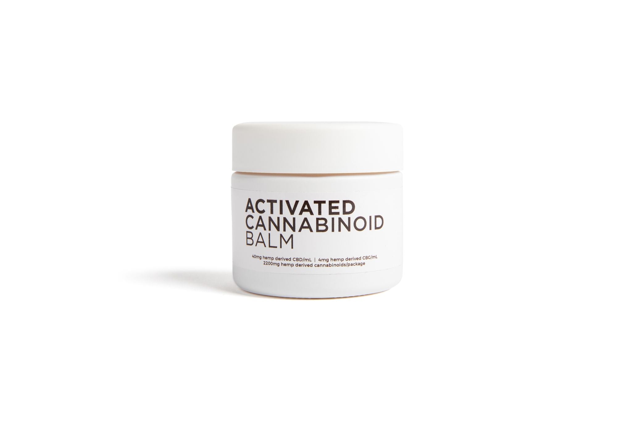 Activated Cannabinoid Balm – CBD + CBG Muscle & Joint Relief Balm