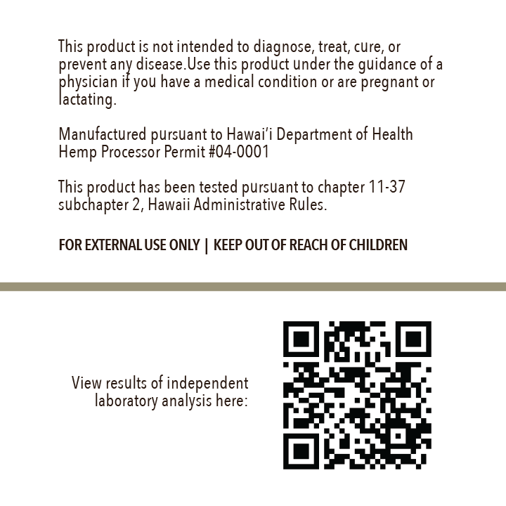 Activated Cannabinoid Balm – CBD + CBG Muscle & Joint Relief Balm