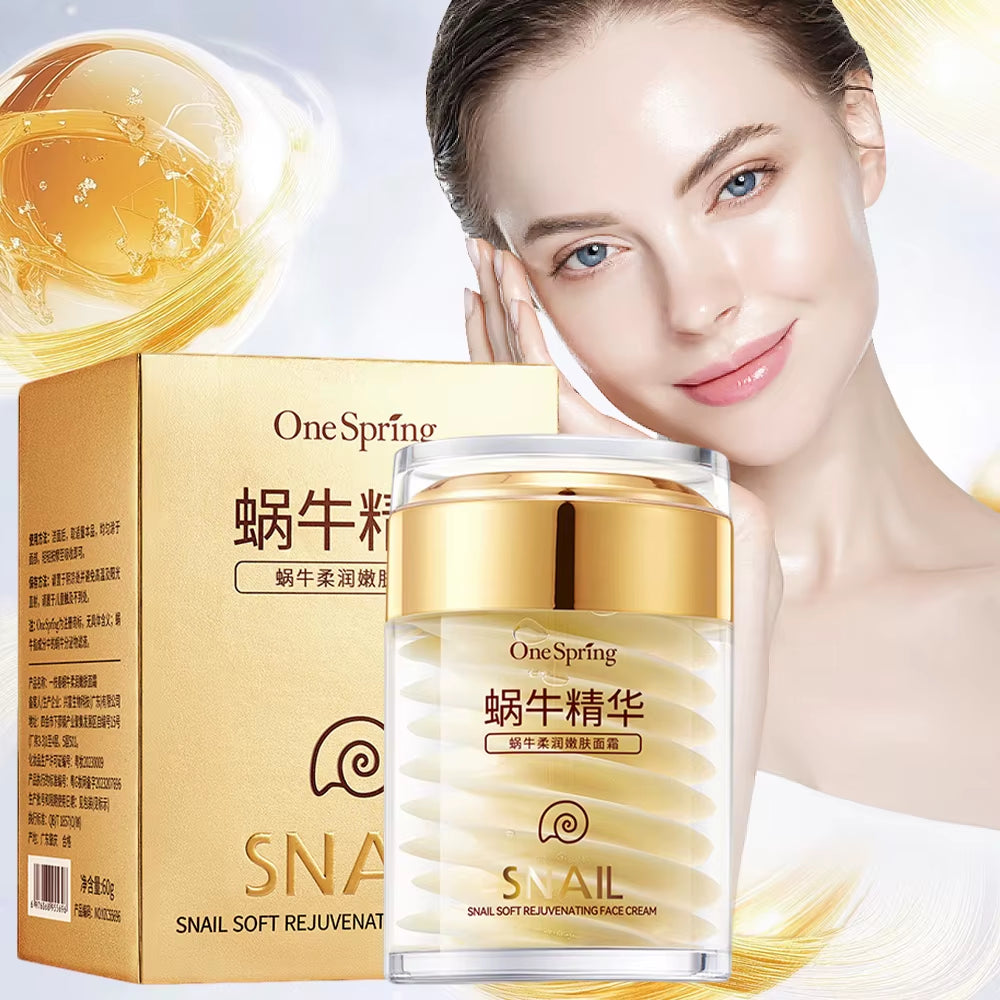Snail Collagen Face Cream – Firming & Brightening Korean Moisturizer