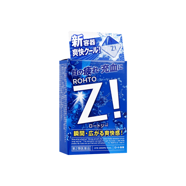 Rohto Z! Eye Drops – Maximum Strength Cooling Relief for Eyes