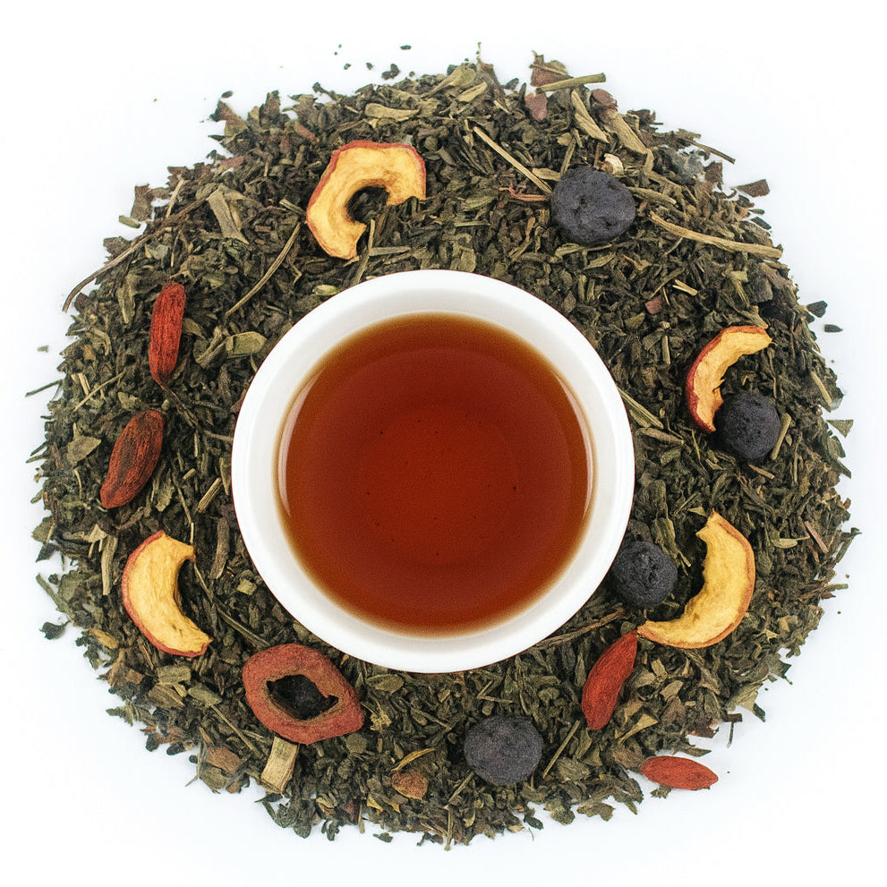 Berry Cooling Tea — Herbal Blend for Hot Flashes, Night Sweats & Hormone Balance