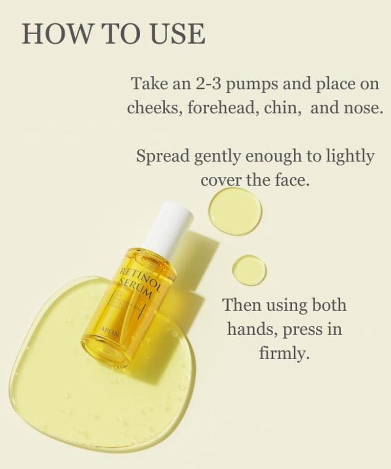 Korean Retinol Serum & Skin Moisturizer – Anti-Aging Facial Treatment