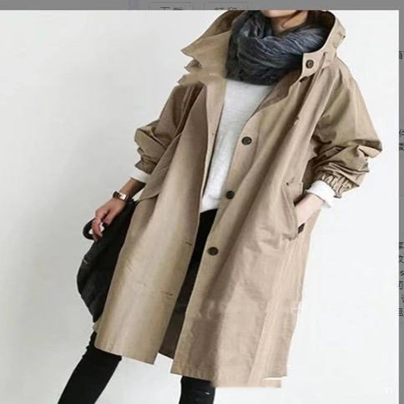 Women's Hooded Windbreaker Jacket – Lightweight, Waterproof & Quick-Dry