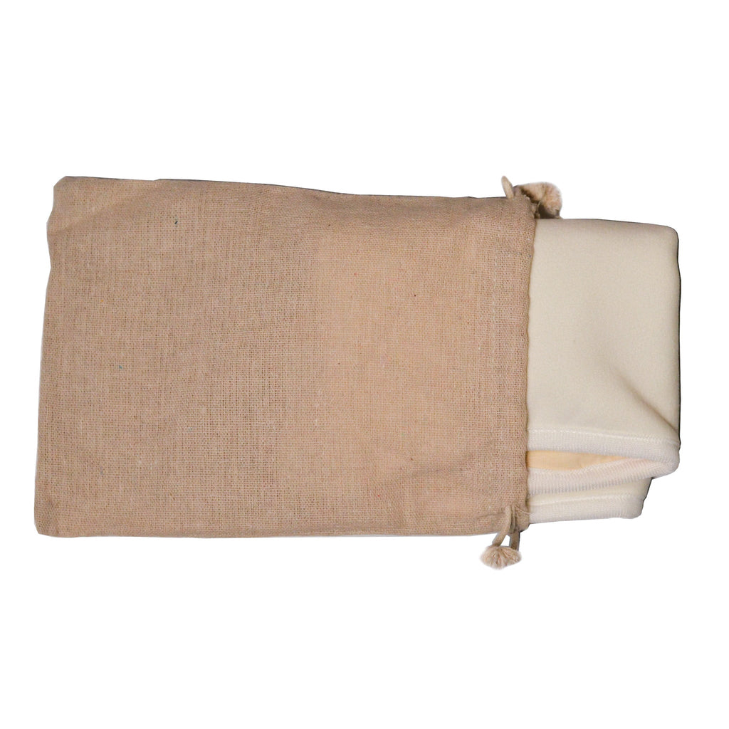 Organic Cotton Castor Oil Cloth Pack – Reusable Liver Detox Compress