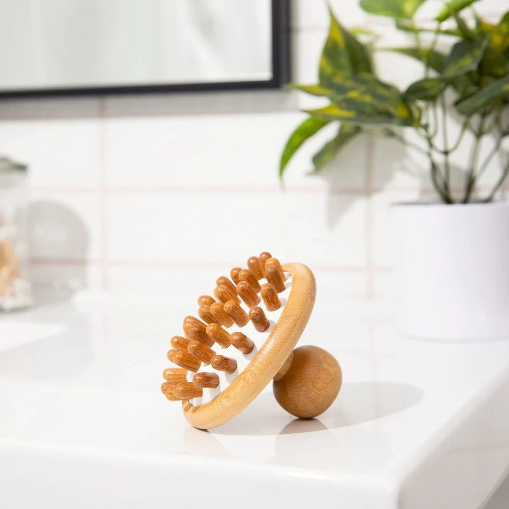 Bamboo Stimulating Scalp Massager – Natural Hair Growth & Relaxation Tool