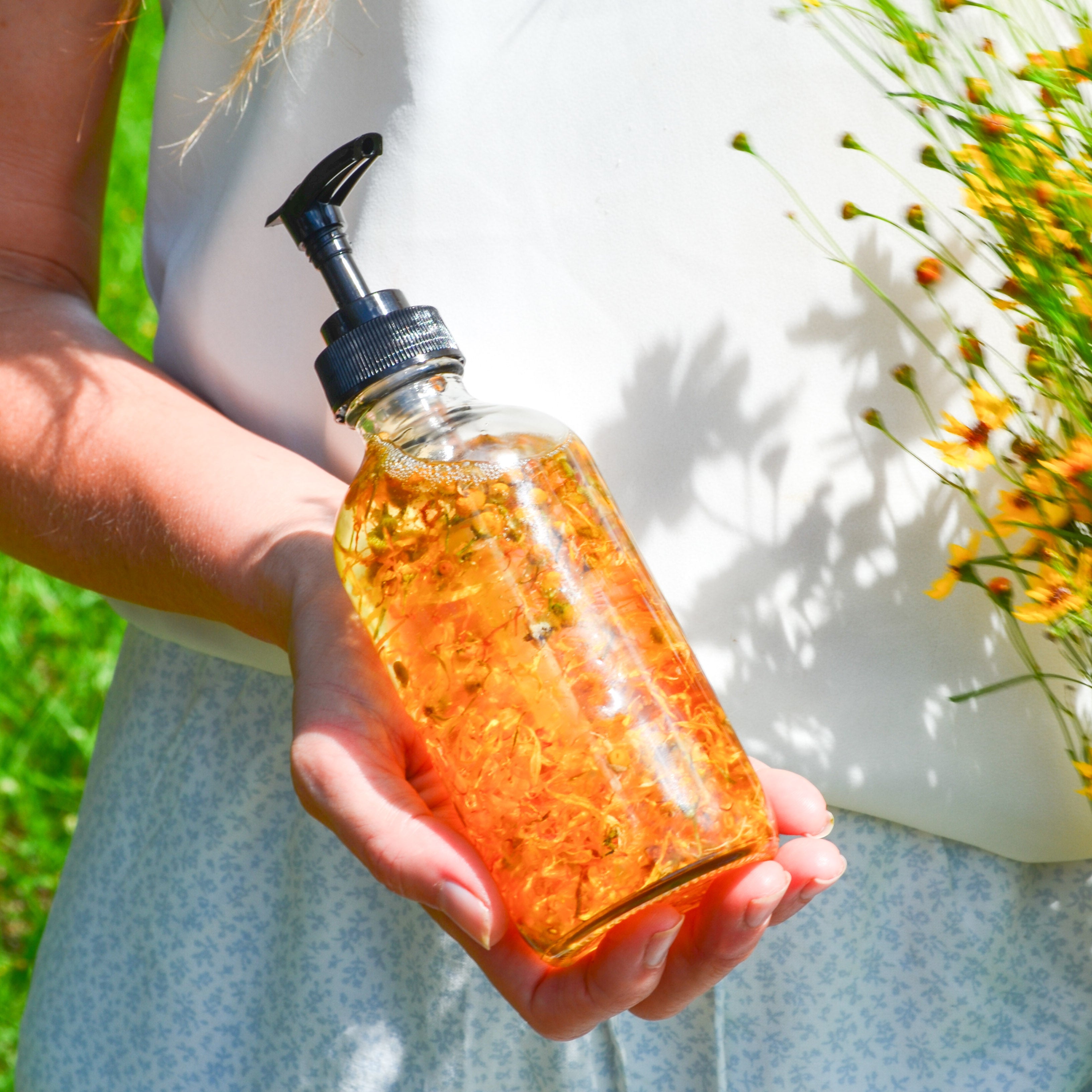 Bare Flower Fragrance-Free Body Oil – Pure Nourishing Skin Oil for Sensitive Skin