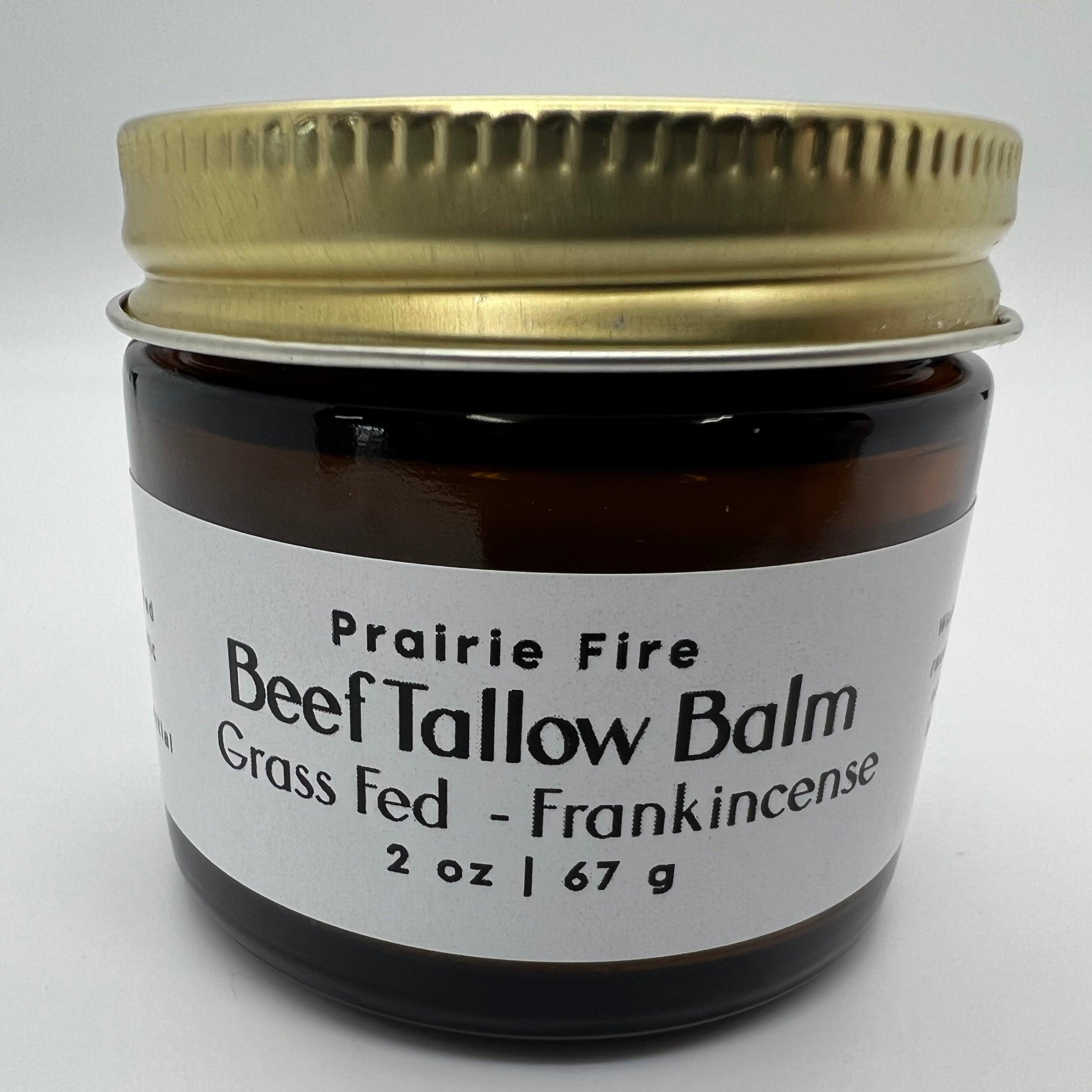 Grass-Fed Beef Tallow Balm 2oz - Organic Kansas Farm-Made Moisturizer