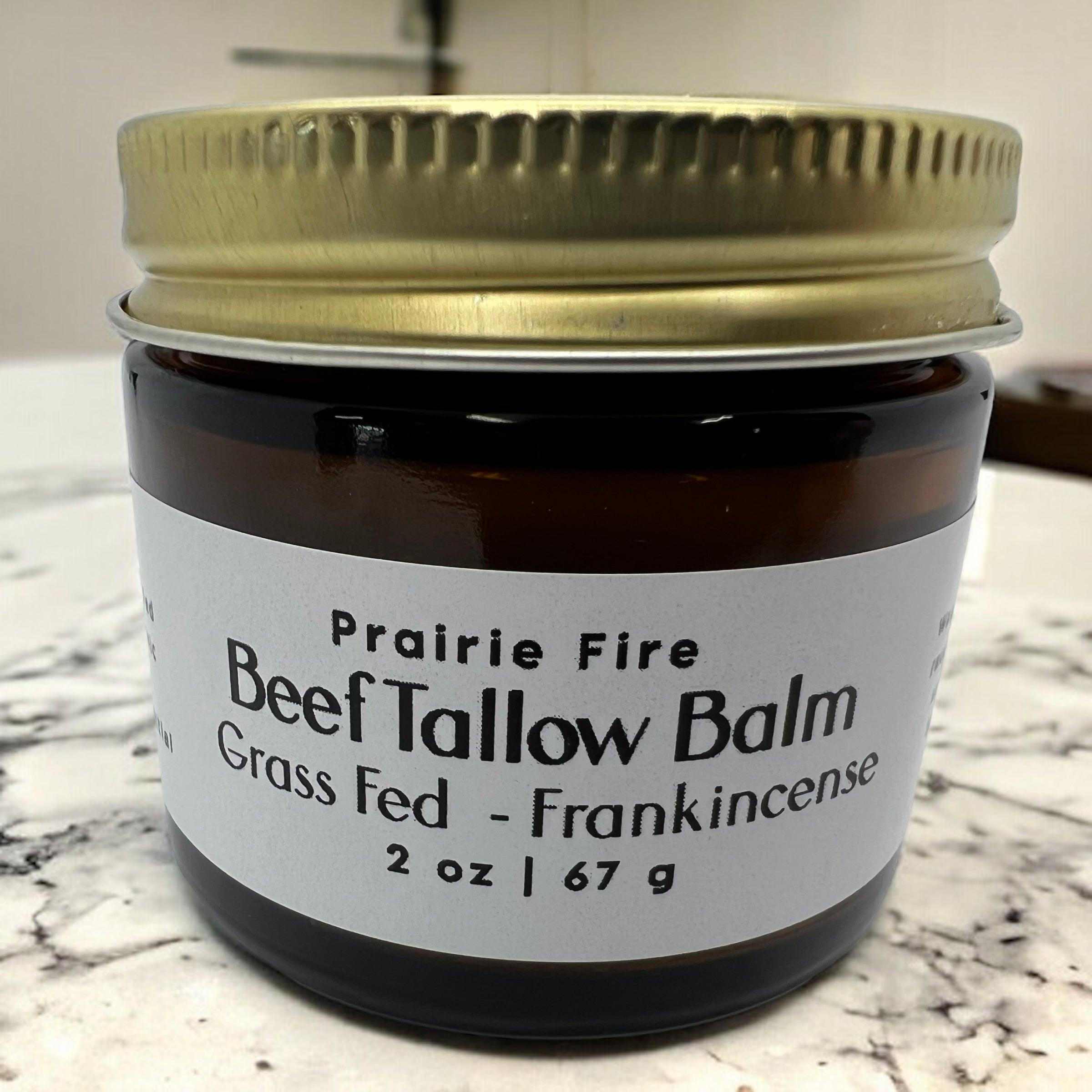 Grass-Fed Beef Tallow Balm 2oz - Organic Kansas Farm-Made Moisturizer