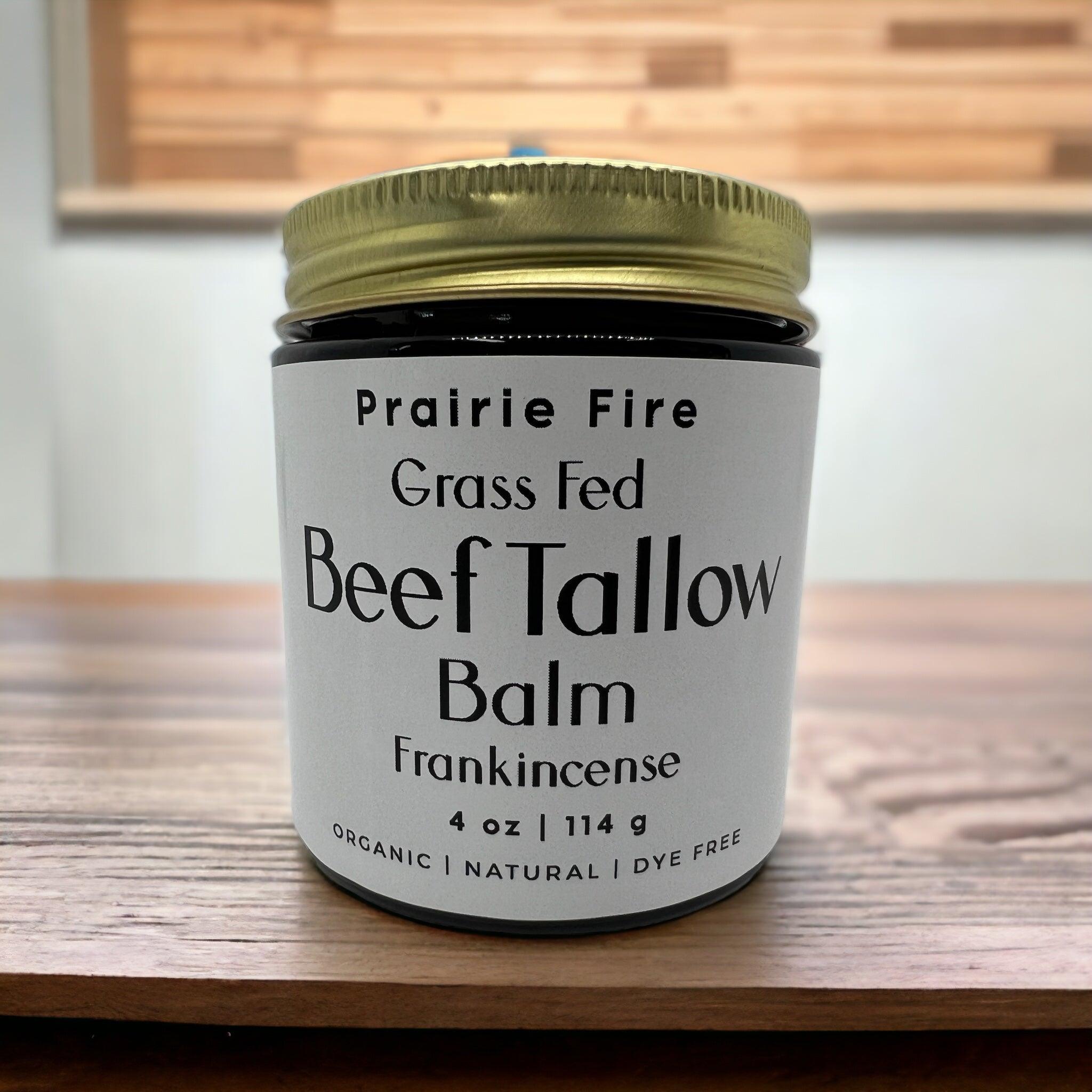 Grass Fed Beef Tallow Balm 4oz - USA Made Organic