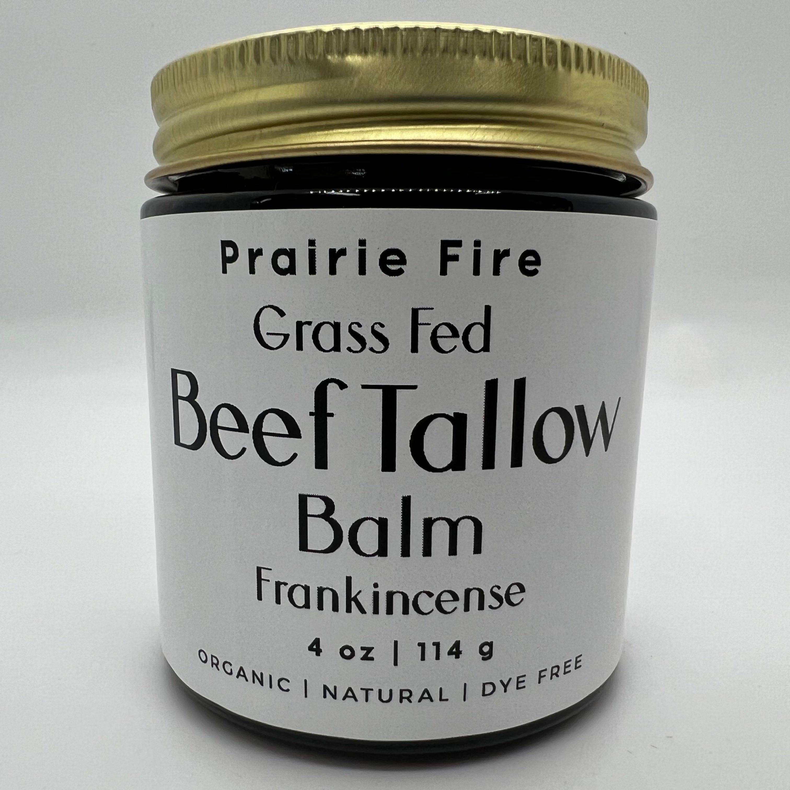 Grass Fed Beef Tallow Balm 4oz - USA Made Organic