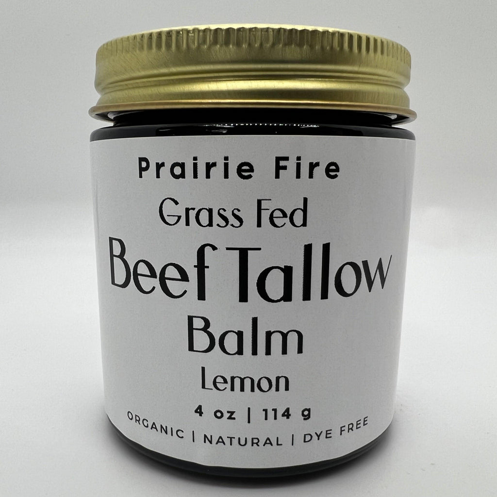 Grass Fed Beef Tallow Balm 4oz - USA Made Organic