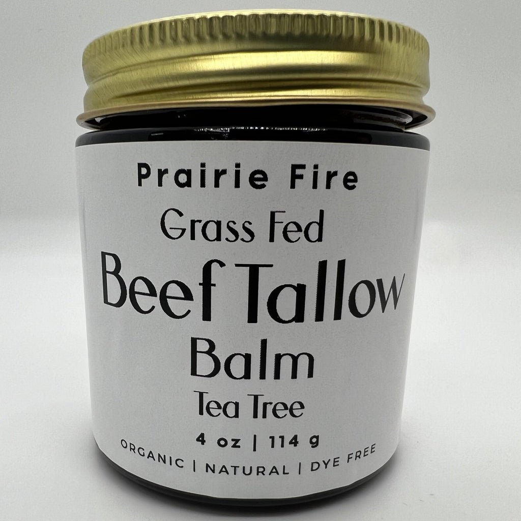Grass Fed Beef Tallow Balm 4oz - USA Made Organic