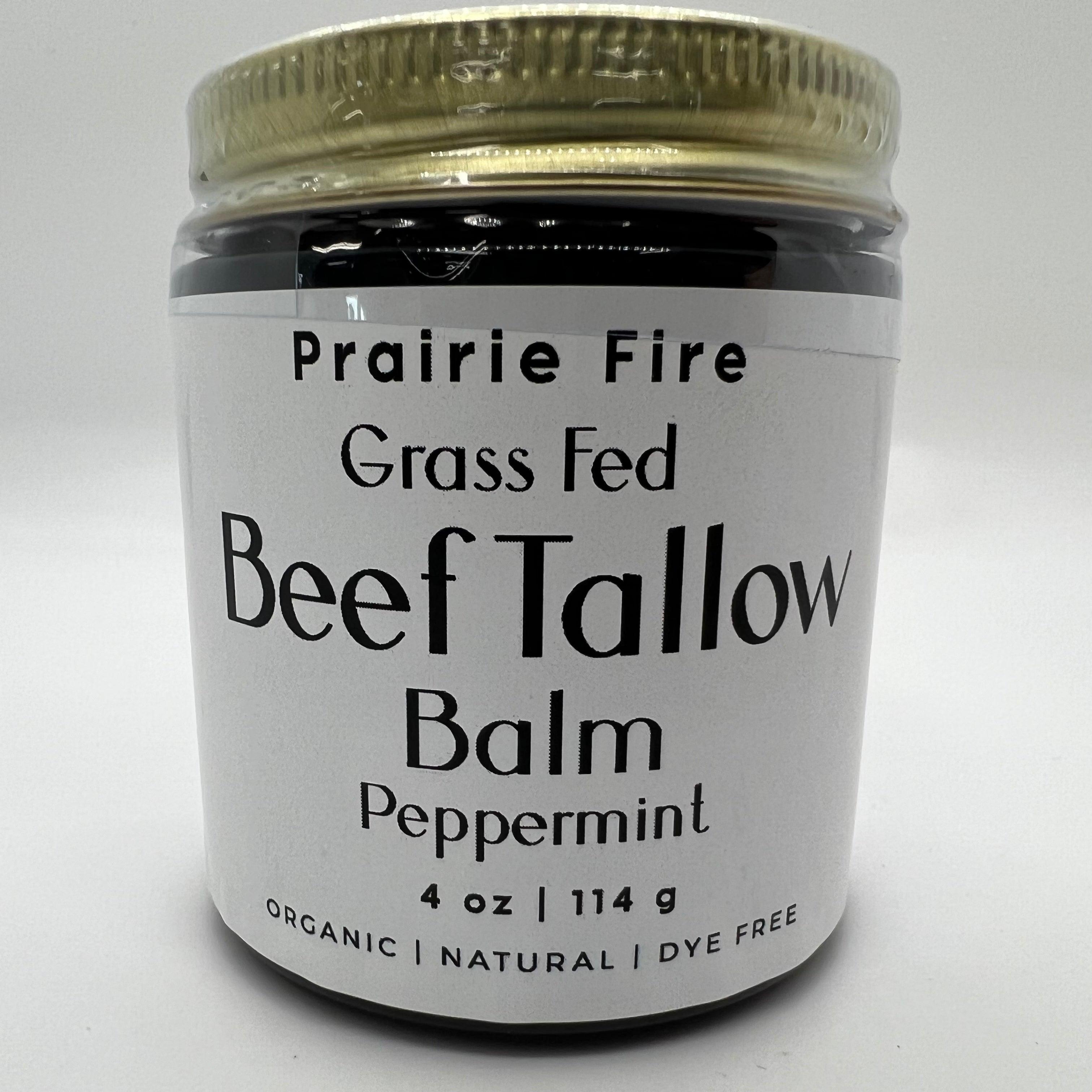 Grass Fed Beef Tallow Balm 4oz - USA Made Organic