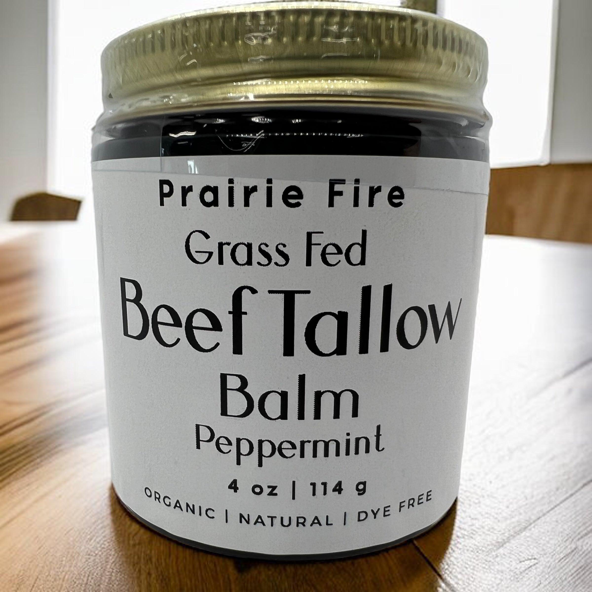 Grass Fed Beef Tallow Balm 4oz - USA Made Organic