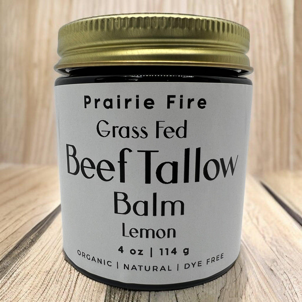 Grass Fed Beef Tallow Balm 4oz - USA Made Organic