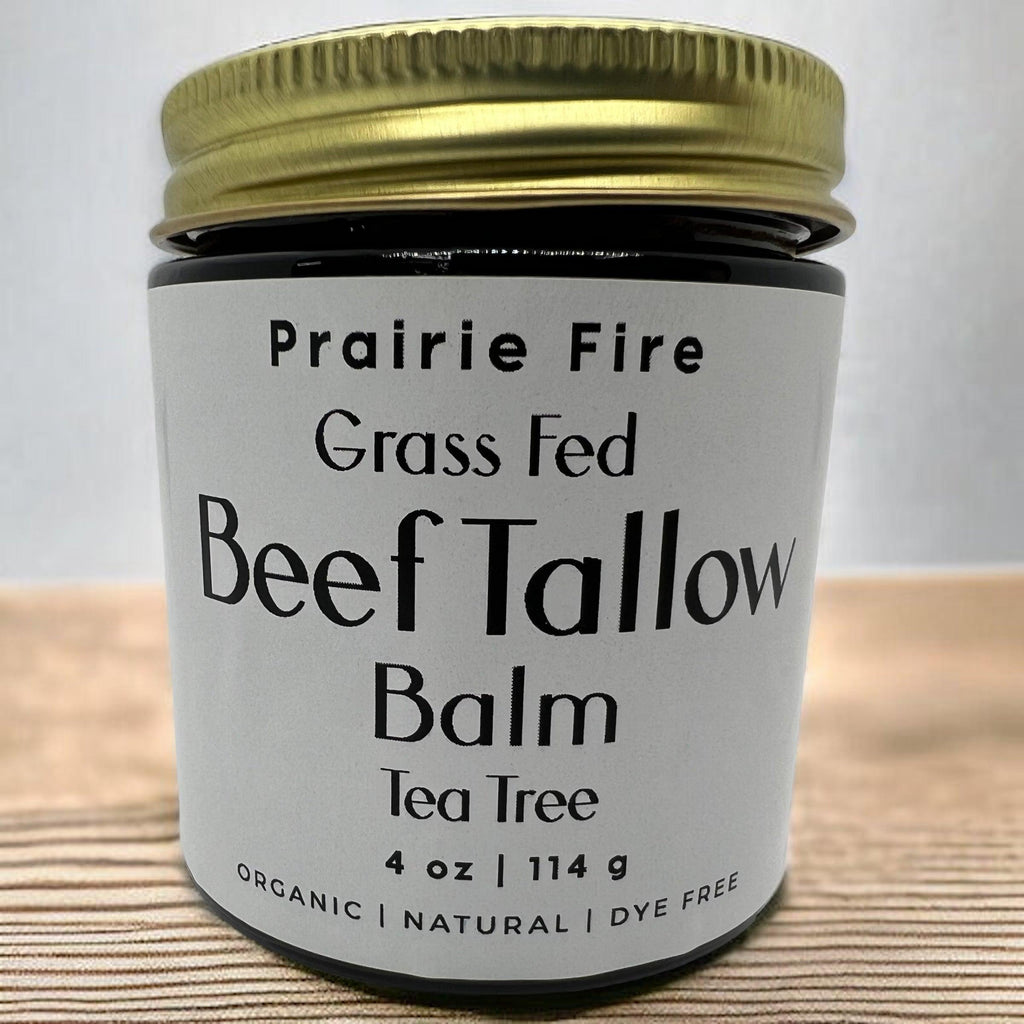 Grass Fed Beef Tallow Balm 4oz - USA Made Organic