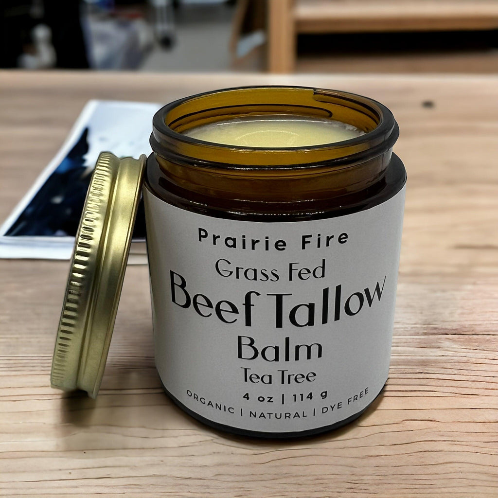Grass Fed Beef Tallow Balm 4oz - USA Made Organic