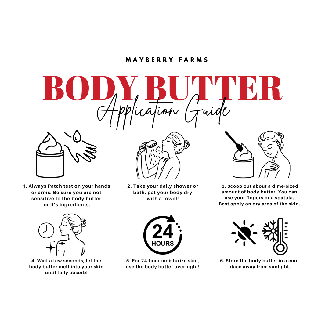 Strawberry Rose Tallow, Honey & Beeswax Body Butter – Mayberry Farms