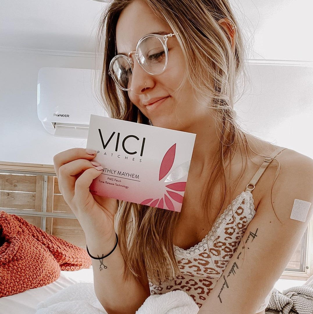 VICI Wellness Monthly Mayhem Topical Patch – PMS & Cycle Support