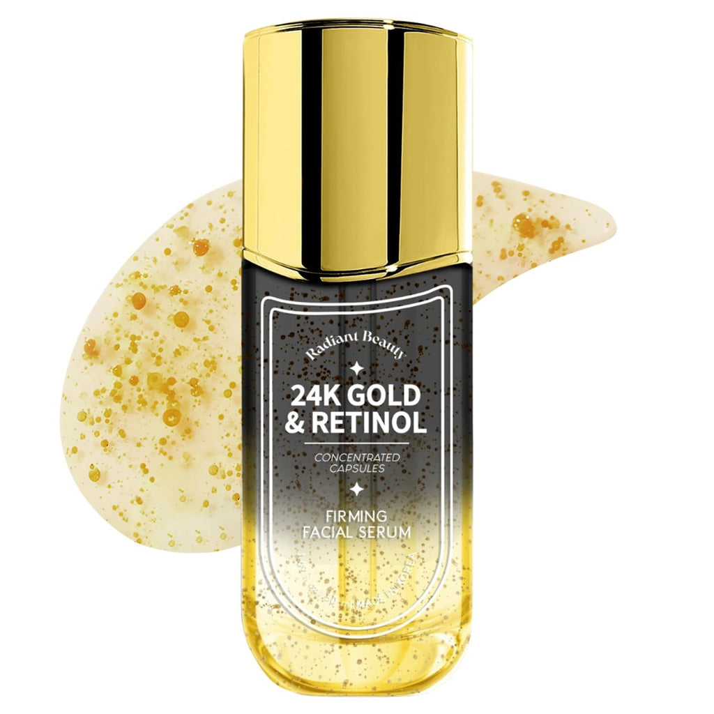 24K Gold & Retinol Firming Serum – Korean Anti-Aging Serum 1.69 oz
