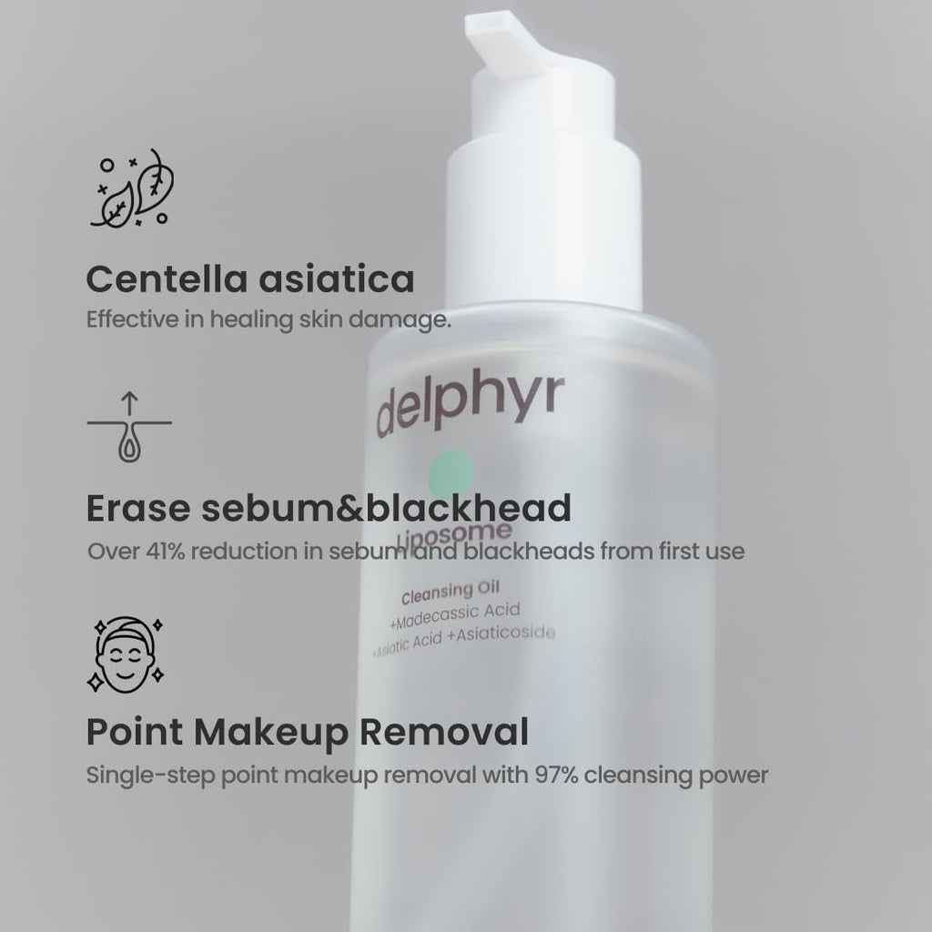 Liposome Daily Cleansing Oil – Centella Asiatica Gentle Makeup Remover 6.76 oz