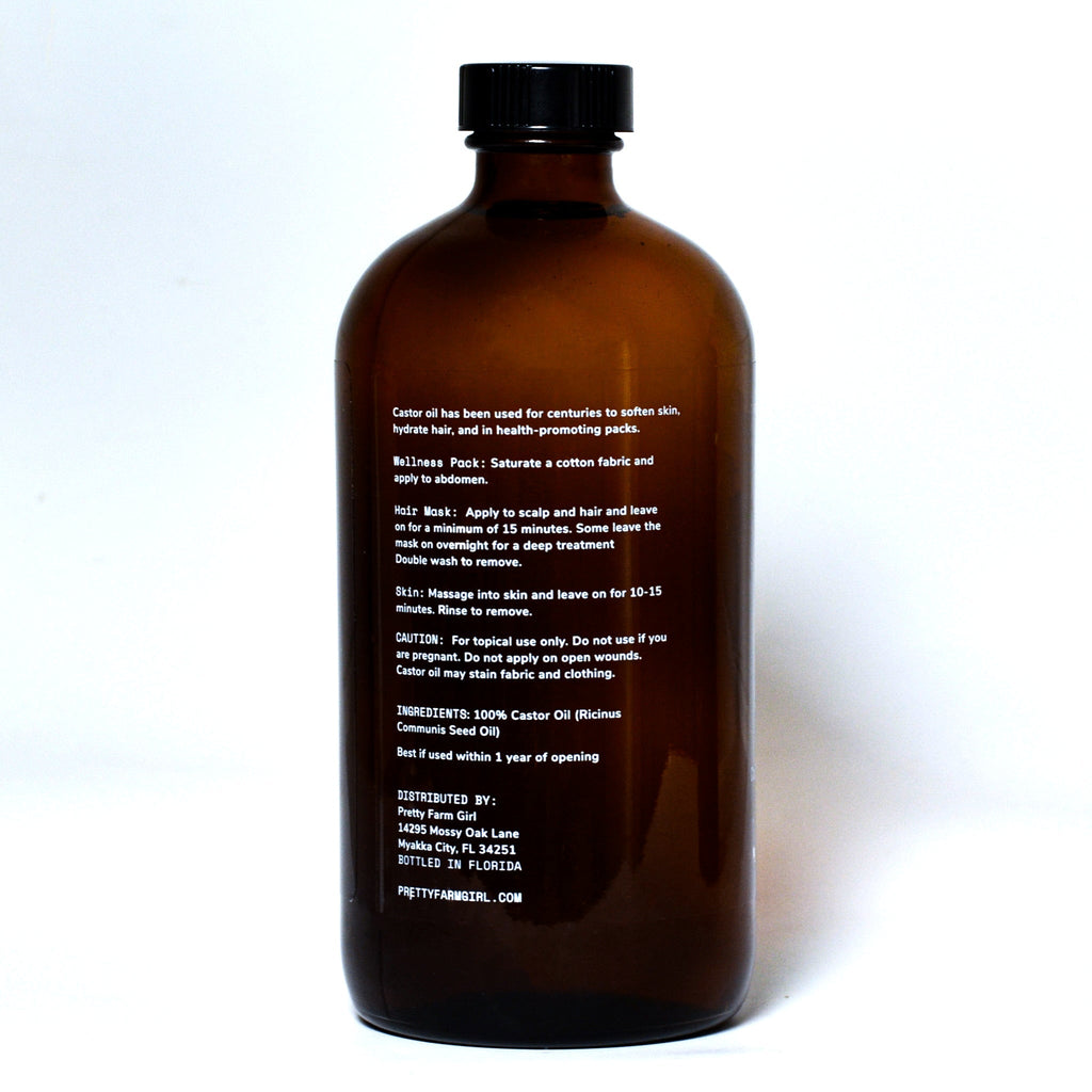 Organic Castor Oil + Cloth Pack Bundle – Liver Detox & Wellness Kit
