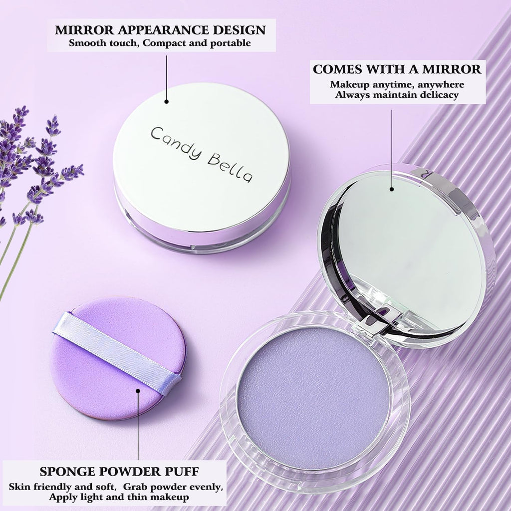 Lavender Oil-Control Primer & Setting Powder – Gel-Like Blurring Matte Finish