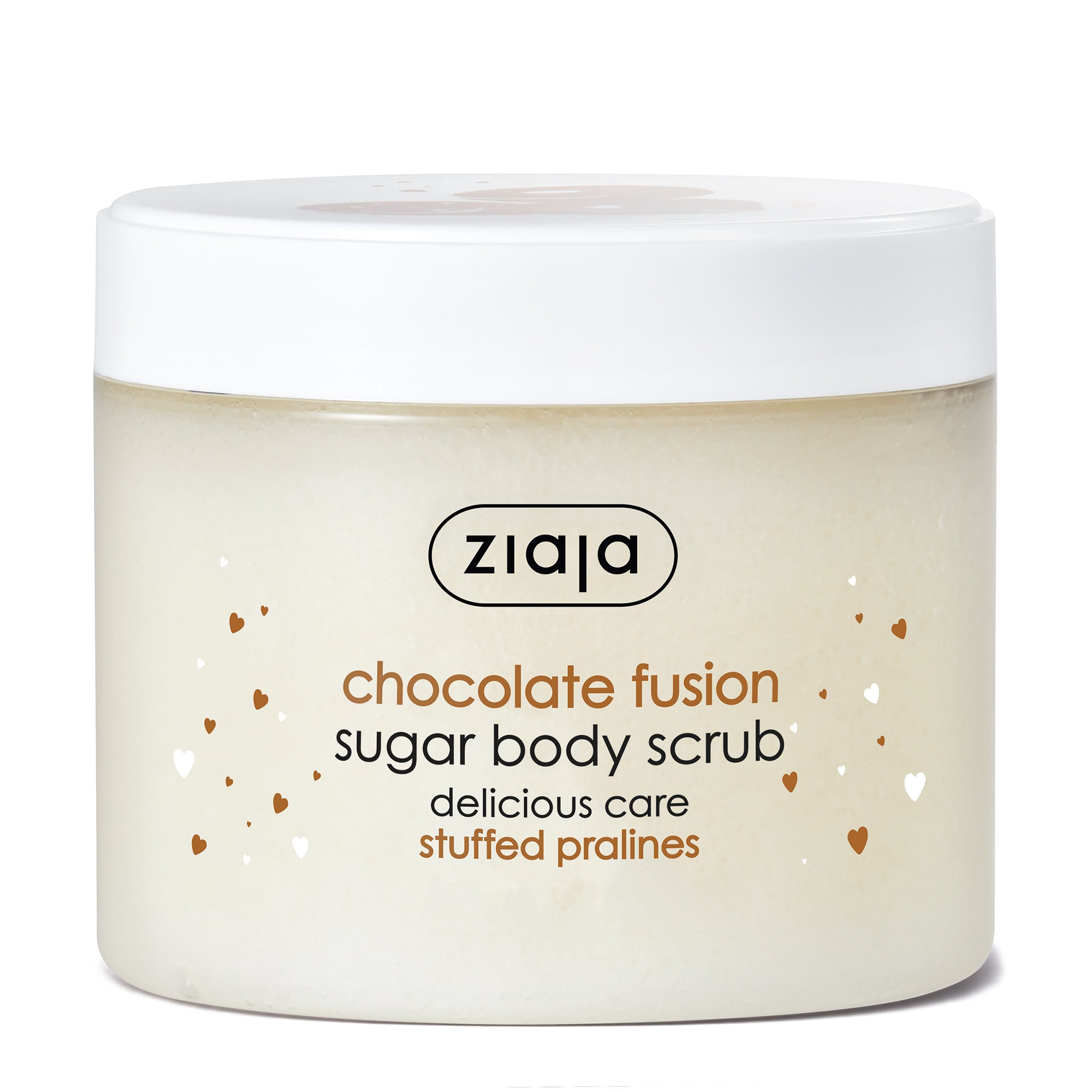 Chocolate Fusion Sugar Body Scrub - Shea Butter Praline Exfoliant