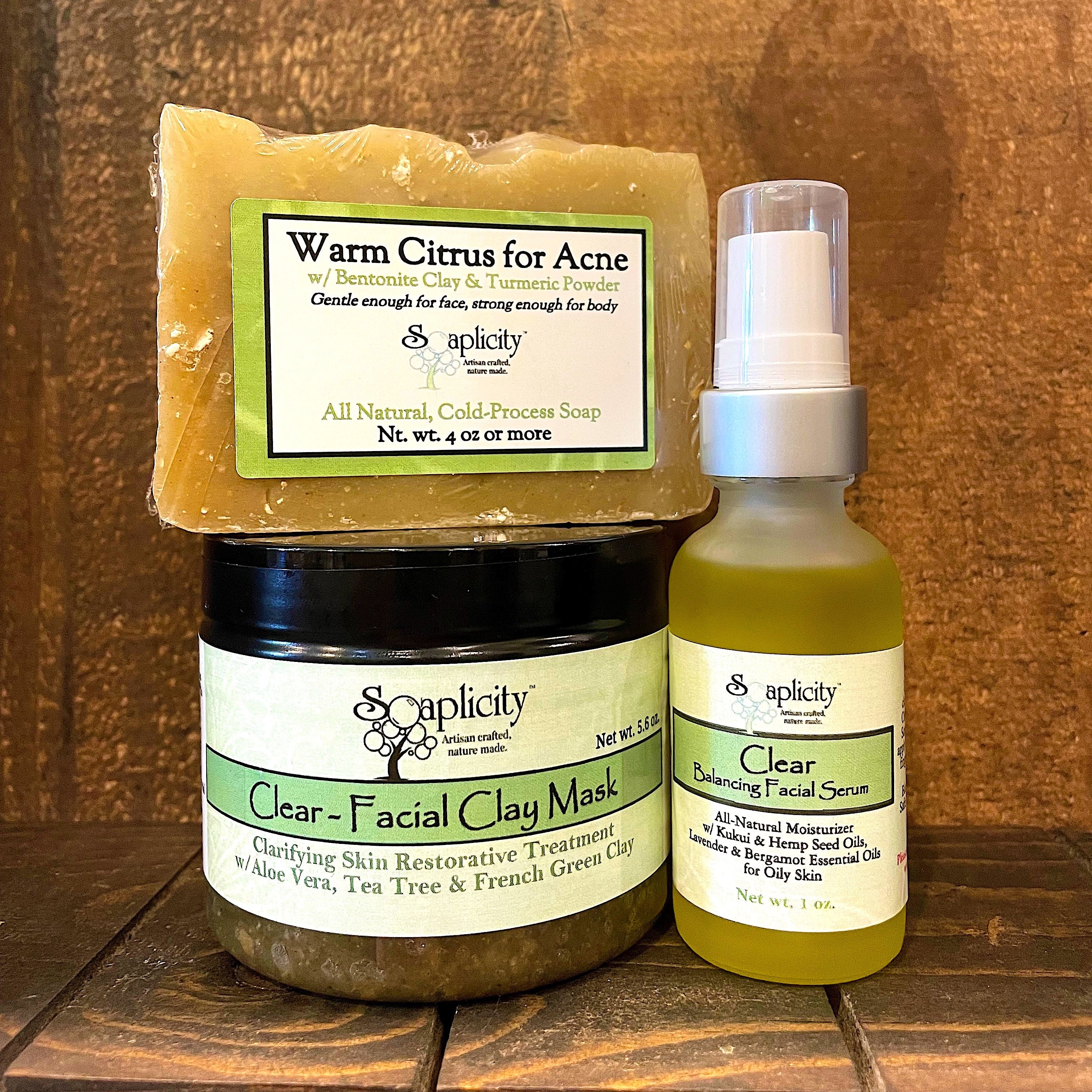 Clear Skincare Sets for Oily Skin – Natural Oil-Balancing Face Care System