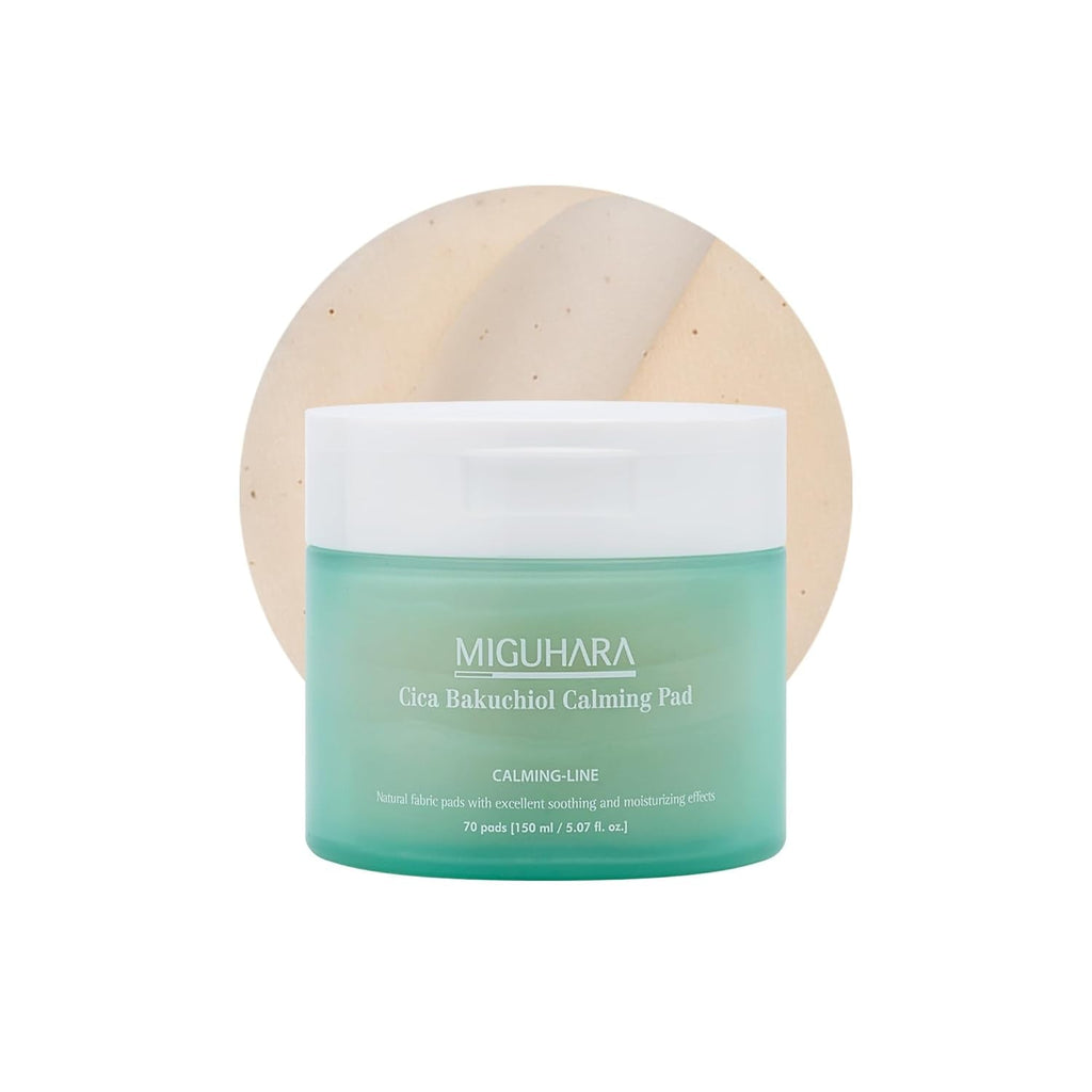 Cica Bakuchiol Calming Toner Pad – Korean Soothing & Hydrating Skincare Pad 5.07 oz