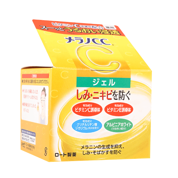 Rohto Melano CC Whitening Anti-Spot Gel Cream – Vitamin C Dark Spot Treatment