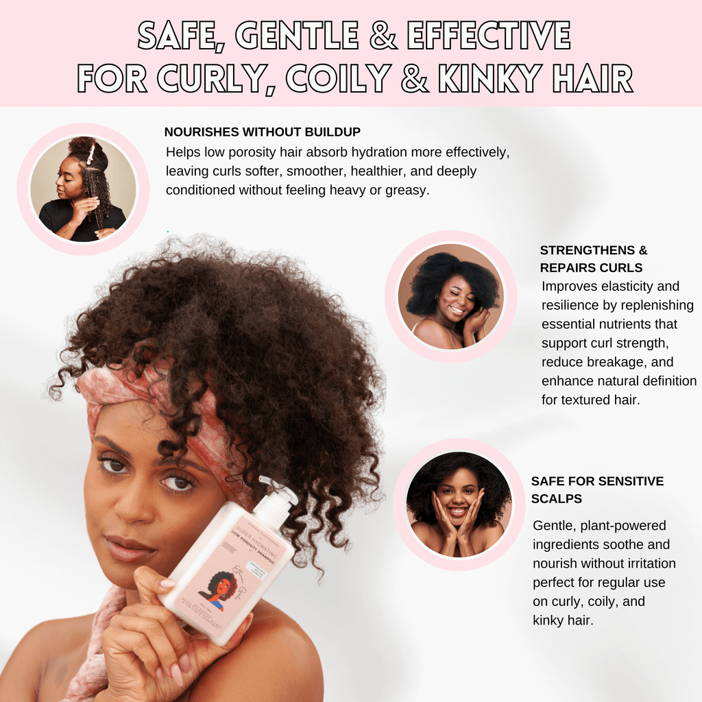 Low Porosity Hair Care Essentials Bundle - Growth & Deep Moisture